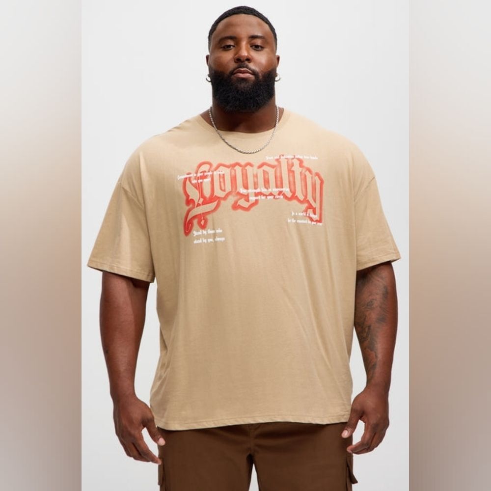 Fashion Nova Royal Loyalty Oversized Short Sleeve Tee